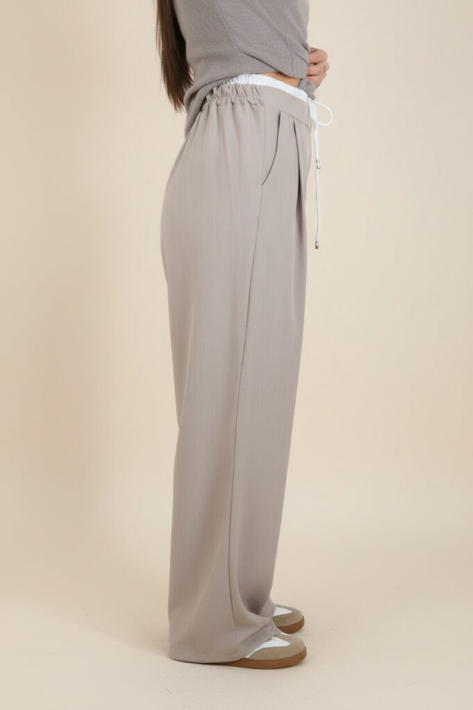 Pantalon Bicolor Cordón