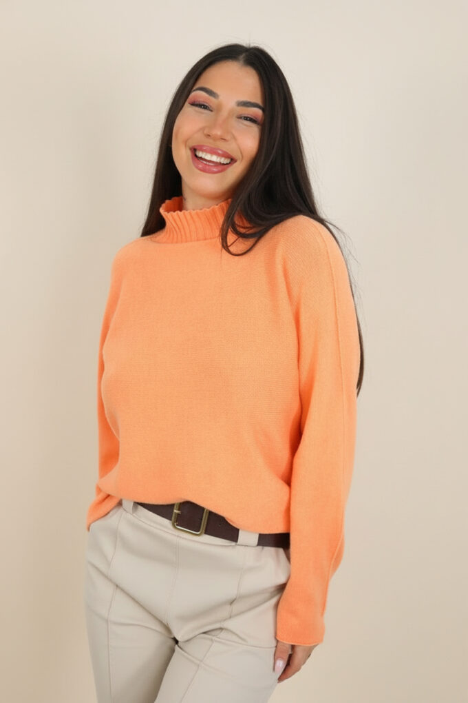 Jersey Oversize Cuello Medio