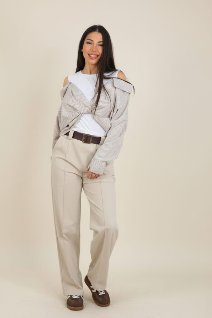 Pantalon Costura Cinturón