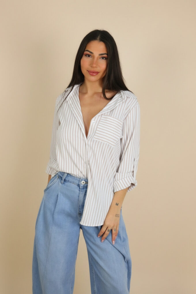 Camisa Rayas Bolsillo