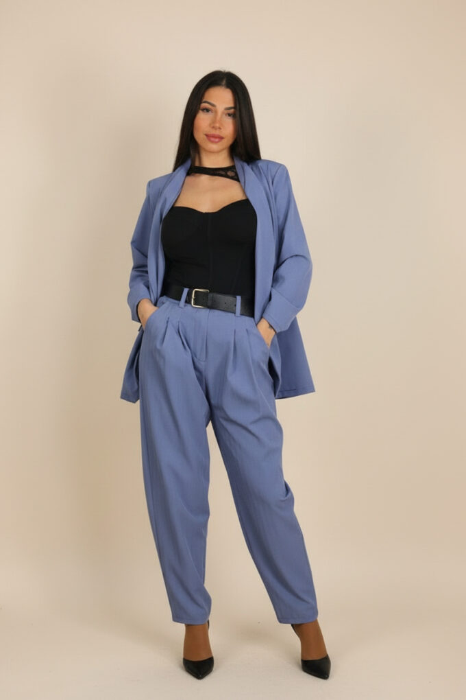 Pantalon Pinzas Cinturón