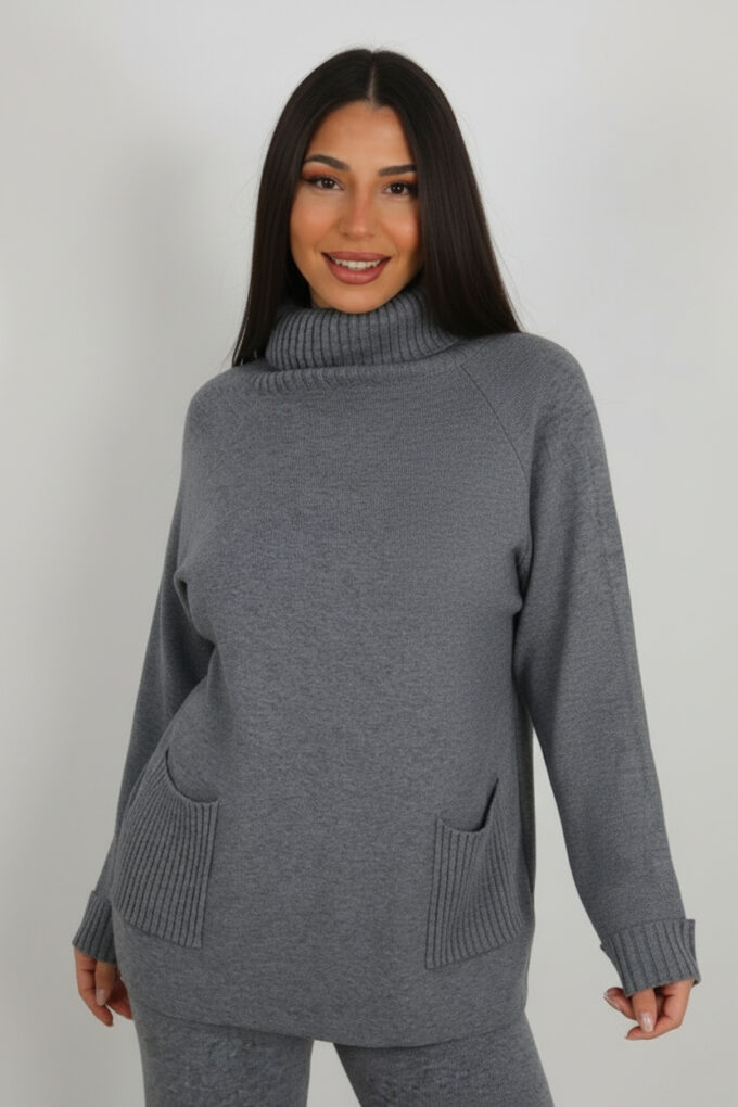 Conjunto Punto Cuello Vuelto