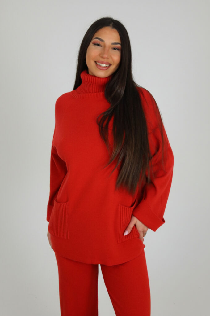 Conjunto Punto Cuello Vuelto