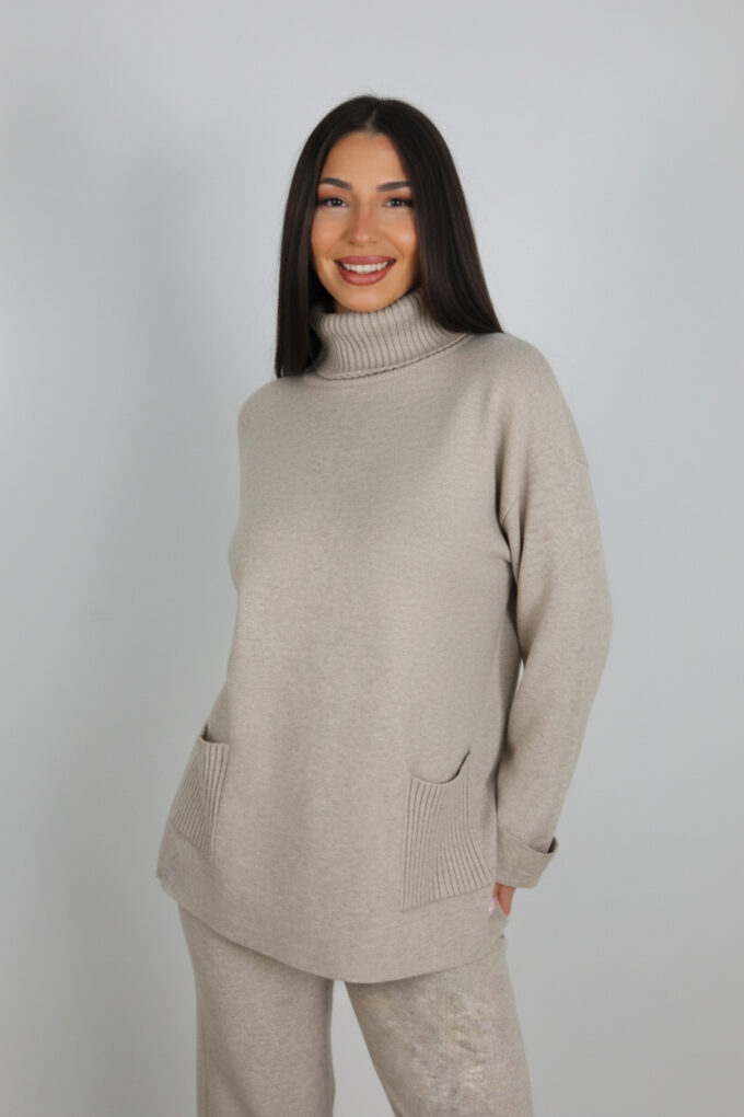 Conjunto Punto Cuello Vuelto