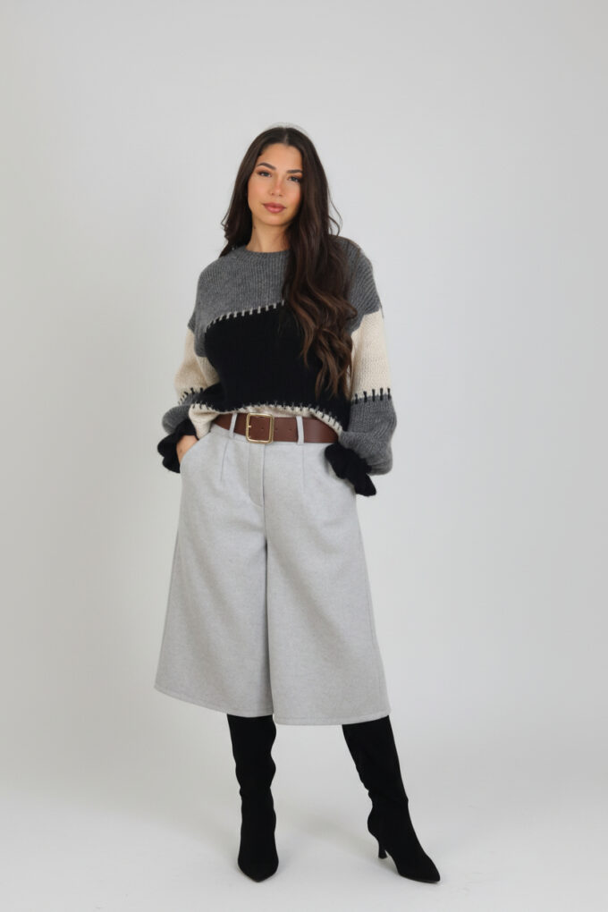 Bermuda Paño Cinturón