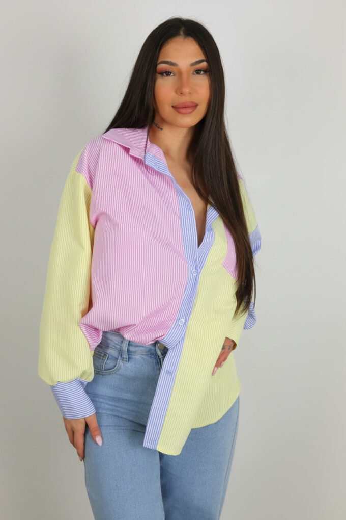 Camisa Rayas Bolsillo