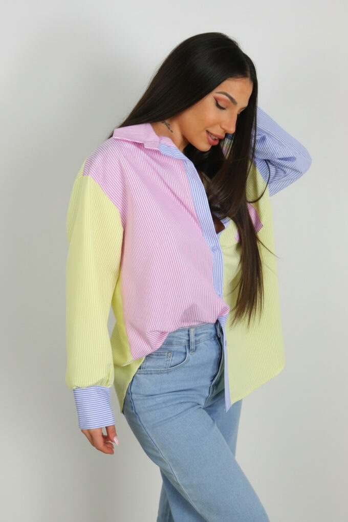 Camisa Rayas Bolsillo