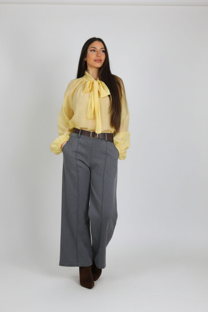 Pantalon Cropped Cinturón