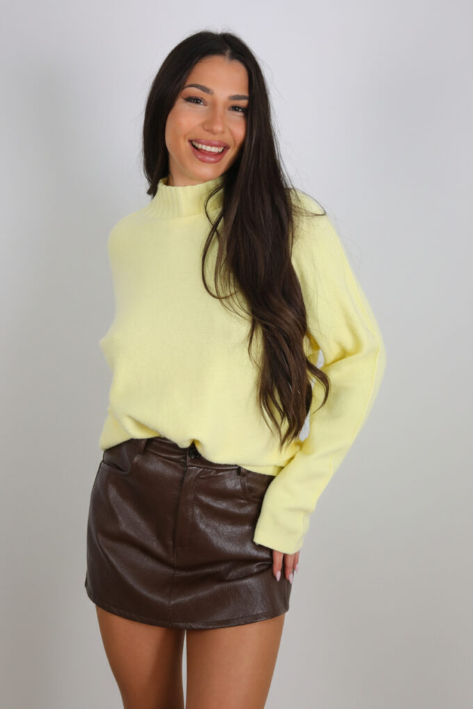 Jersey Oversize Cuello Medio