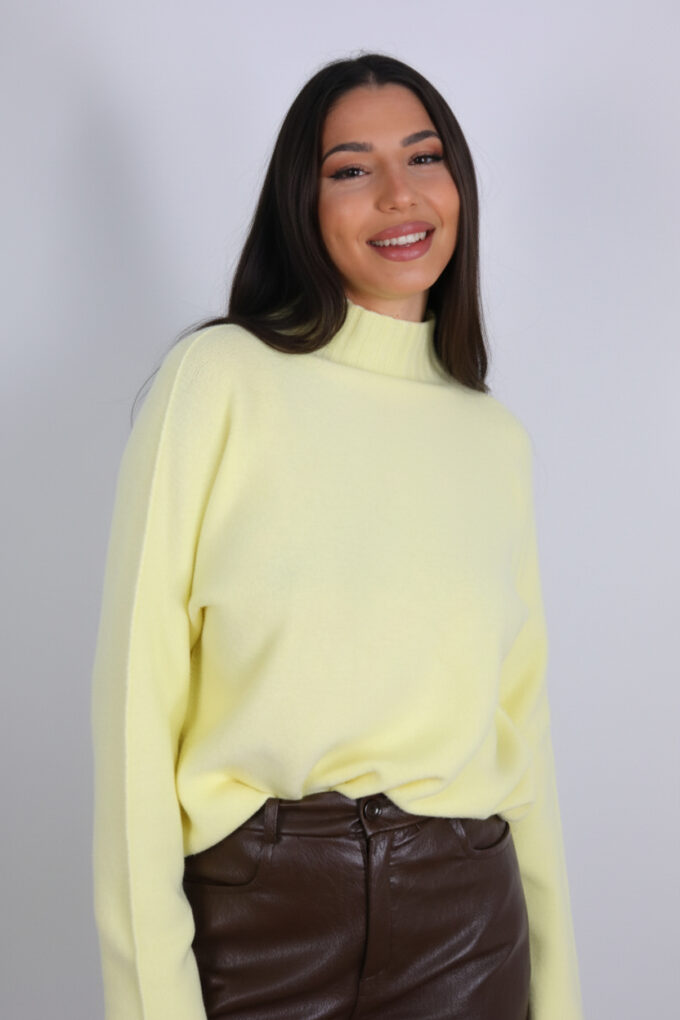 Jersey Oversize Cuello Medio