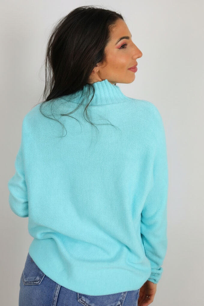 Jersey Oversize Cuello Medio