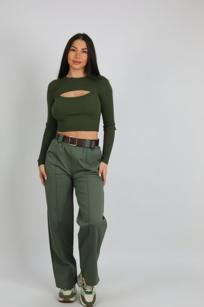 Jersey Acanalado Abertura