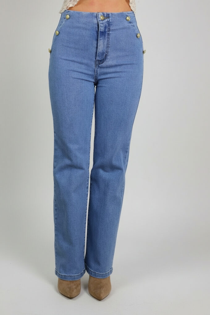 Vaquero Tiro Alto Botones