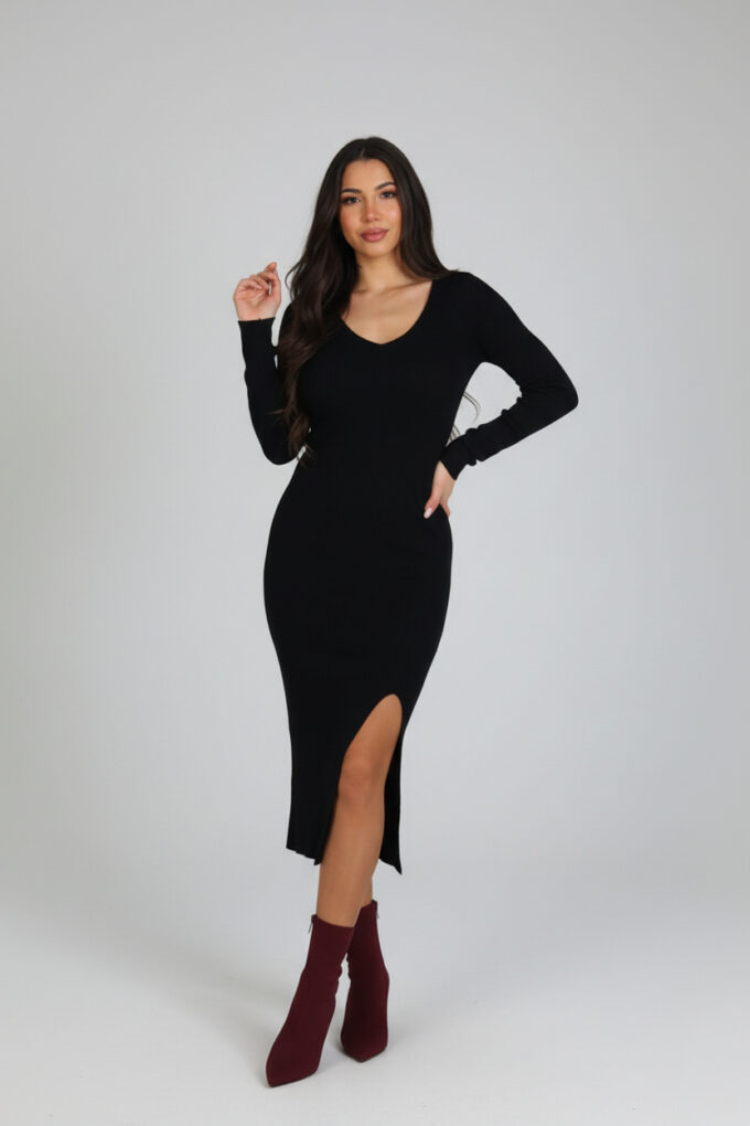 Vestido Punto Canalé