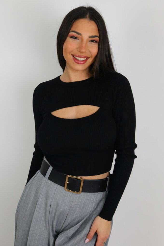 Jersey Acanalado Abertura