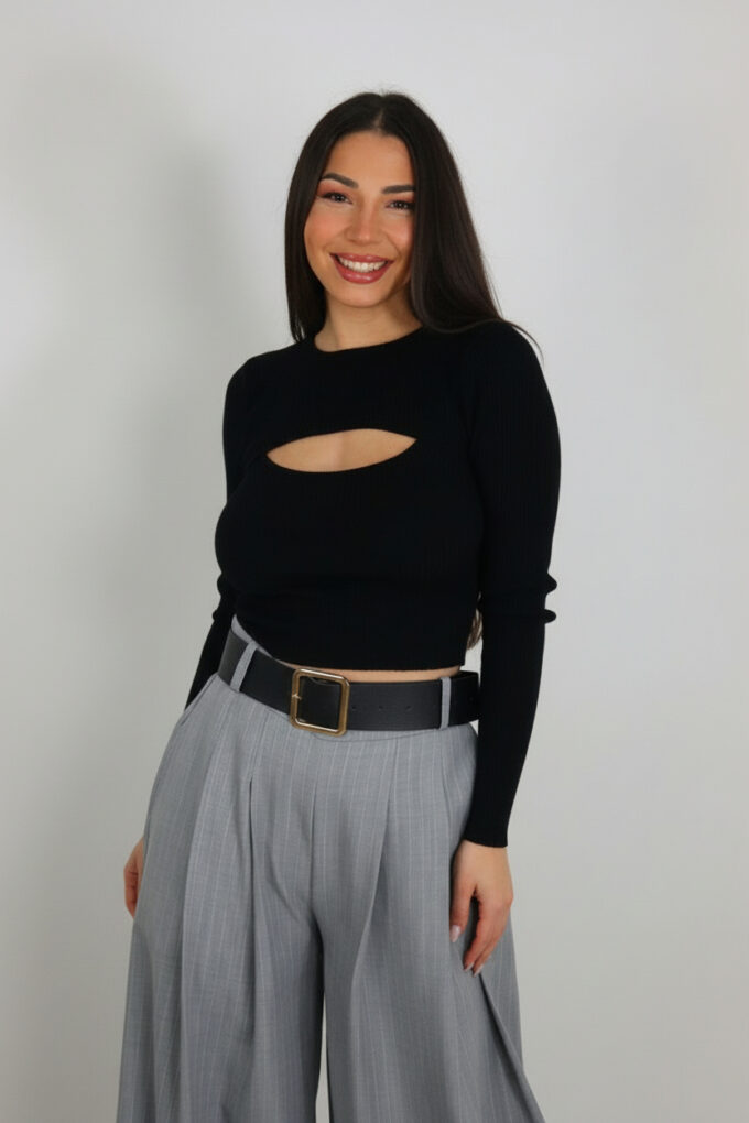 Jersey Acanalado Abertura