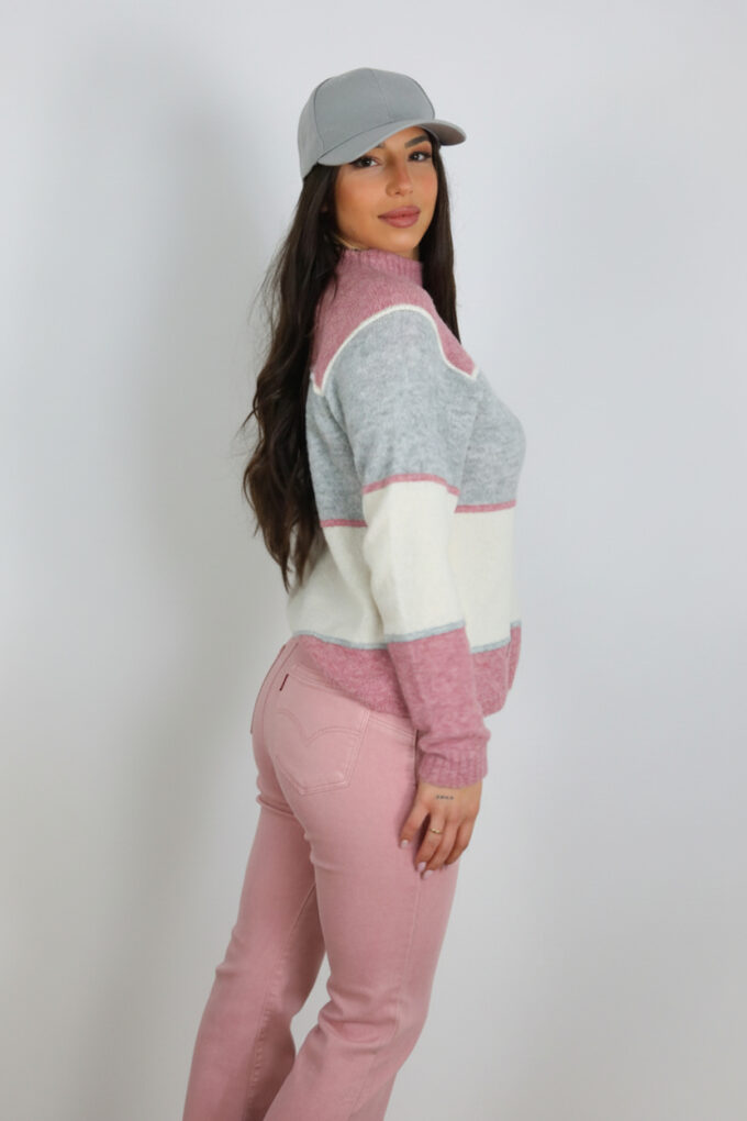 Jersey Tricolor Cuello Medio