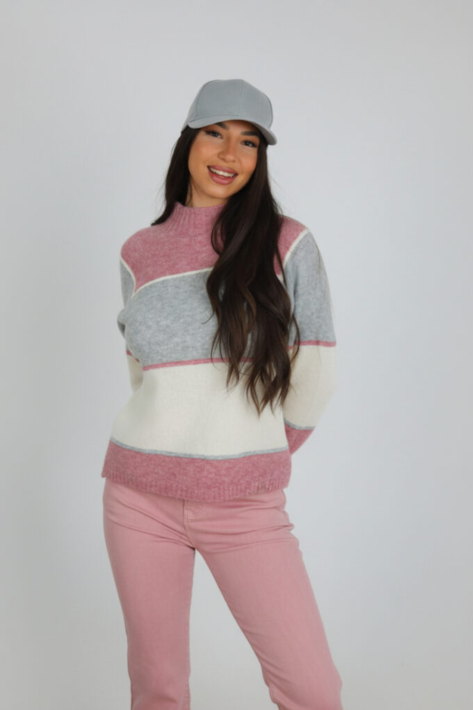 Jersey Tricolor Cuello Medio