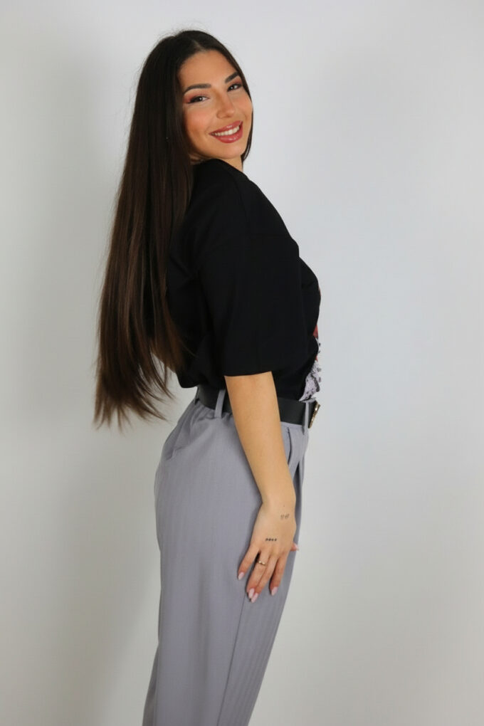 Camiseta Estampada Brillos