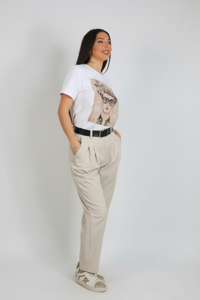 Camiseta Estampado Frida