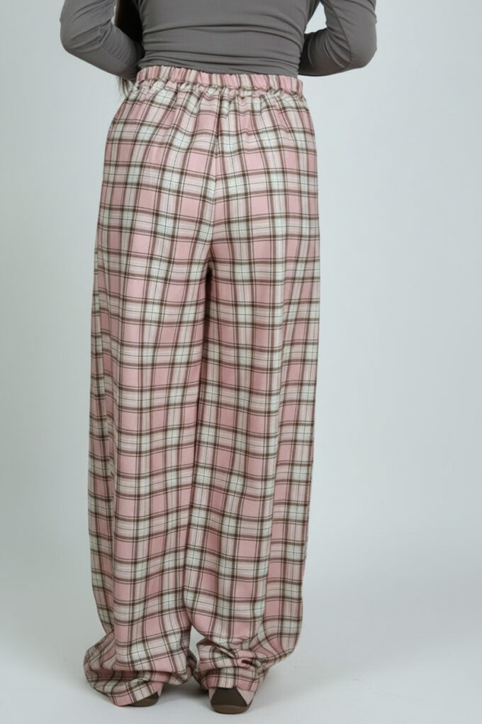 Pantalon Ancho Cuadros