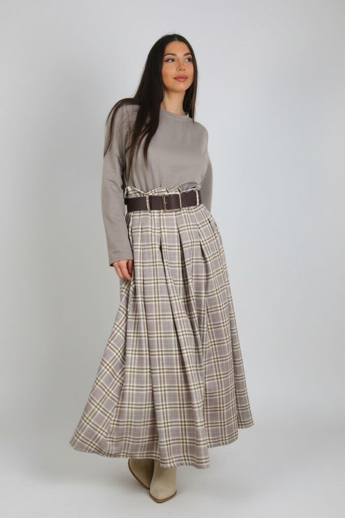 Vestido Largo Cinturón