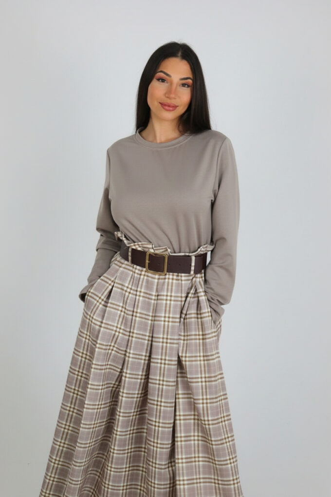 Vestido Largo Cinturón