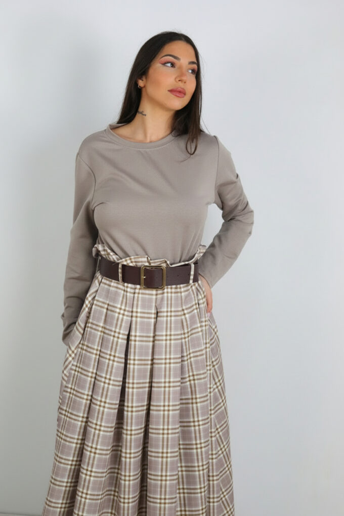 Vestido Largo Cinturón