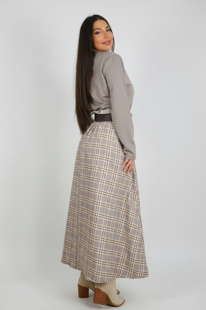 Vestido Largo Cinturón