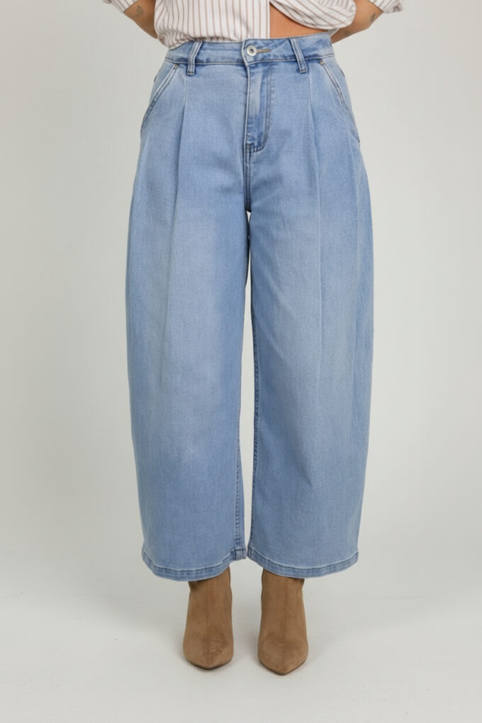 Vaquero Cropped Pinzas