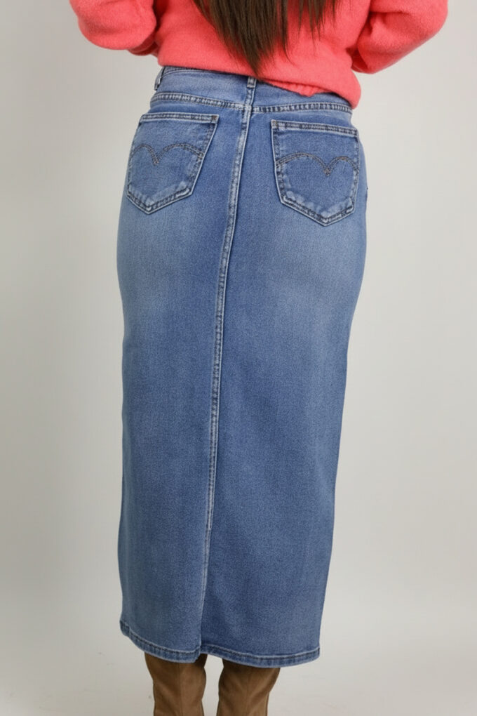 Falda Vaquera Midi