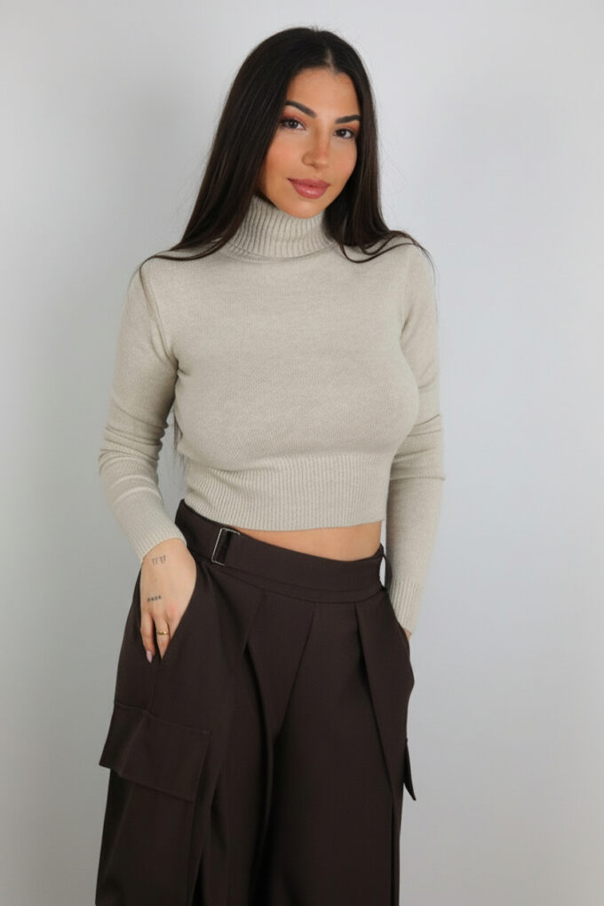 Jersey Corto Cuello Vuelto