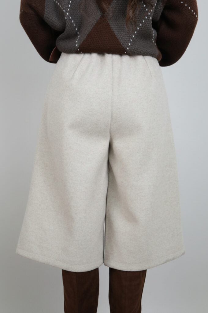 Bermuda Paño Cinturón