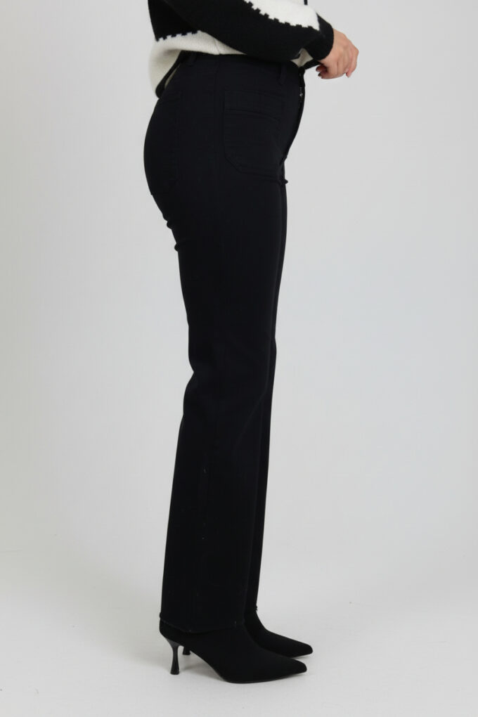 Vaquero Cropped Bolsillos