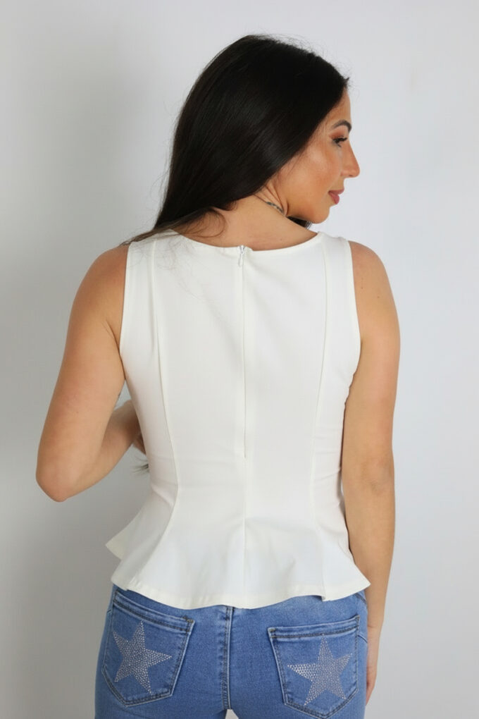 Blusa Pinzas Vuelo