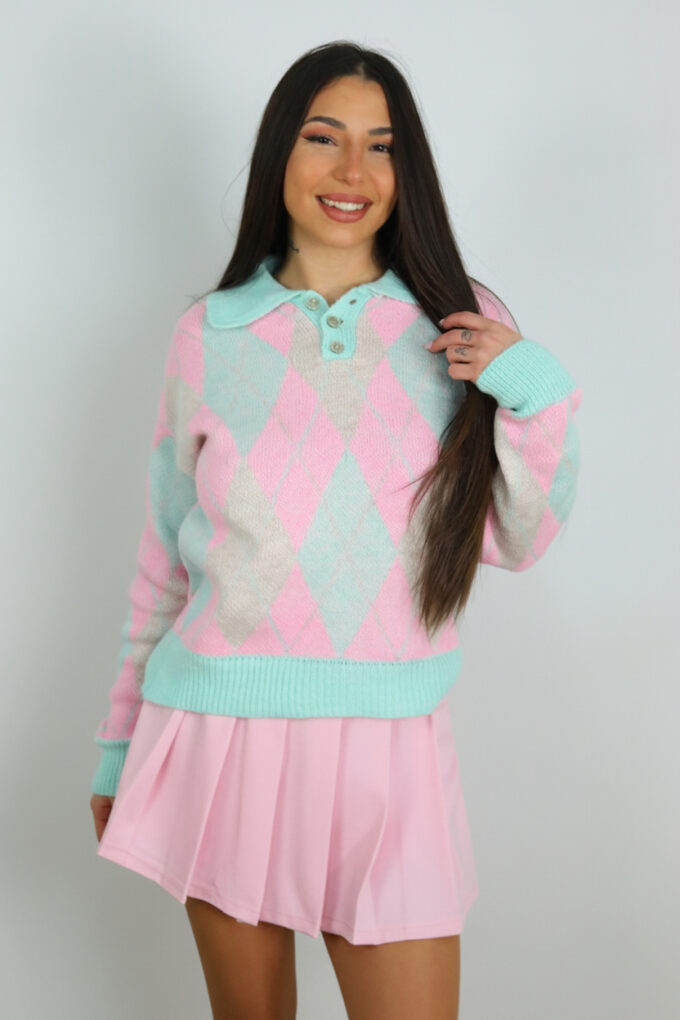 Falda-Pantalón Tablas Cinturón