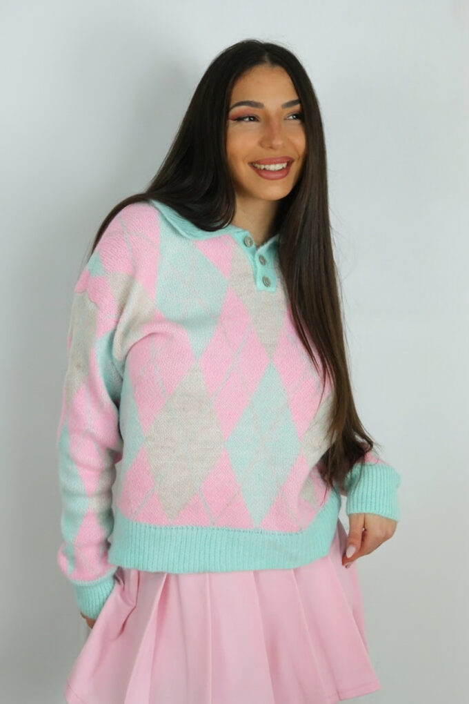 Jersey Rombos Cuello