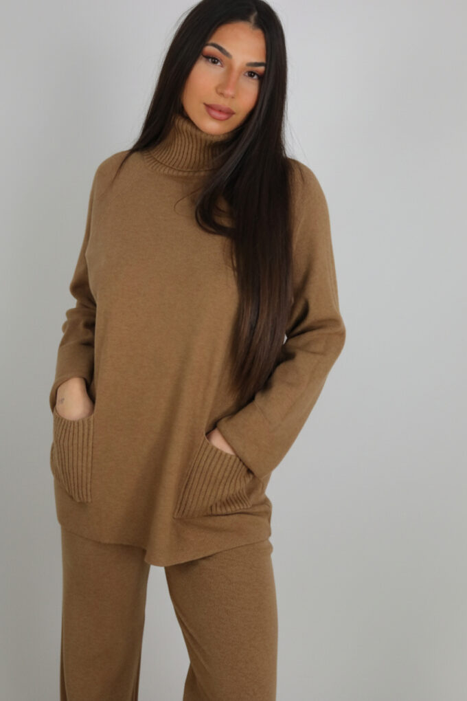 Conjunto Punto Cuello Vuelto