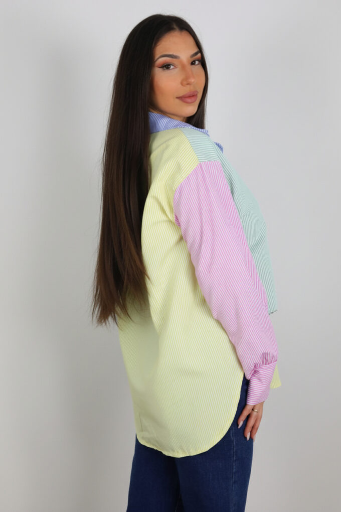 Camisa Rayas Bolsillo