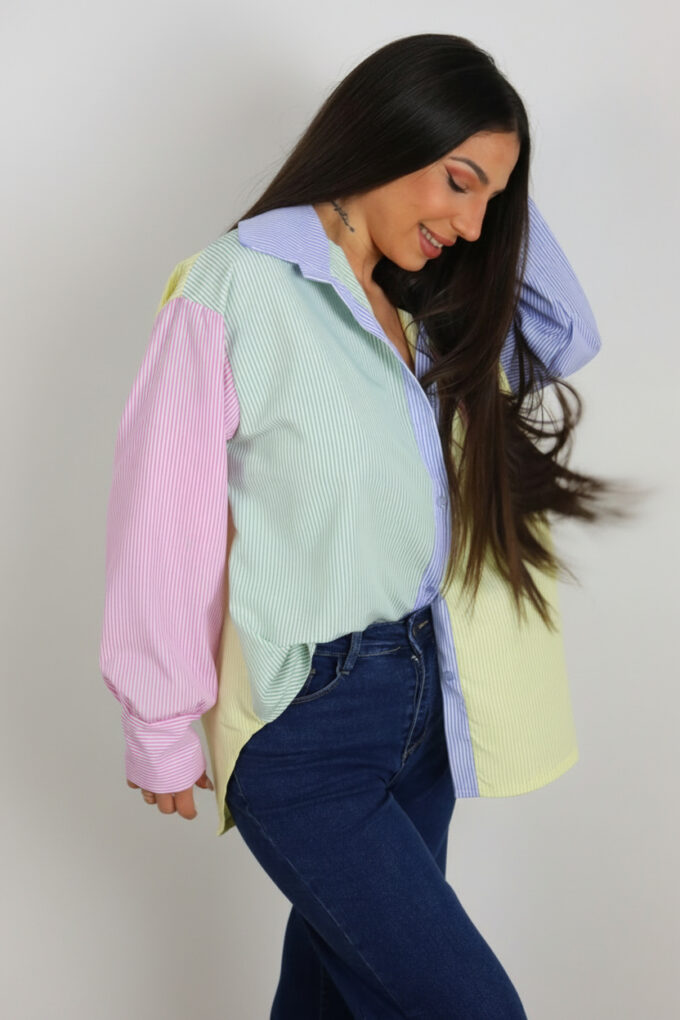 Camisa Rayas Bolsillo