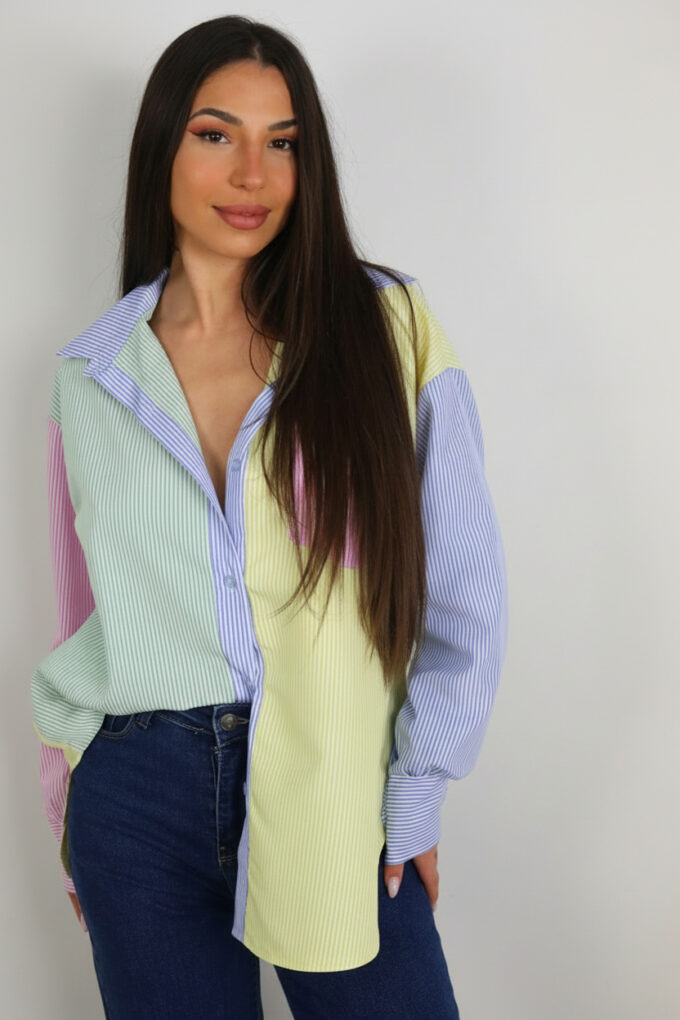 Camisa Rayas Bolsillo