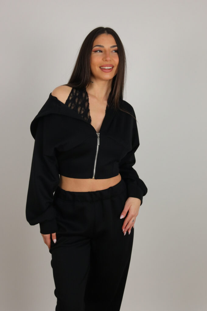 Conjunto Sport Con Encaje