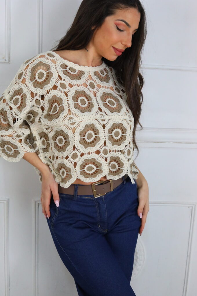 Blusa Croché