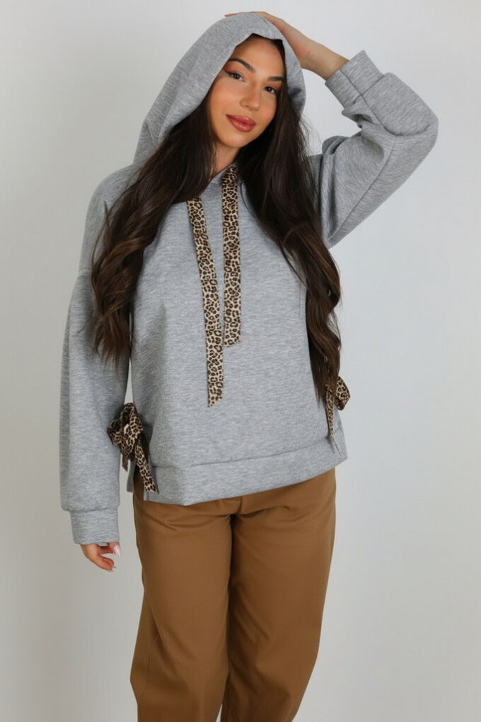 Sudadera Cordones Print