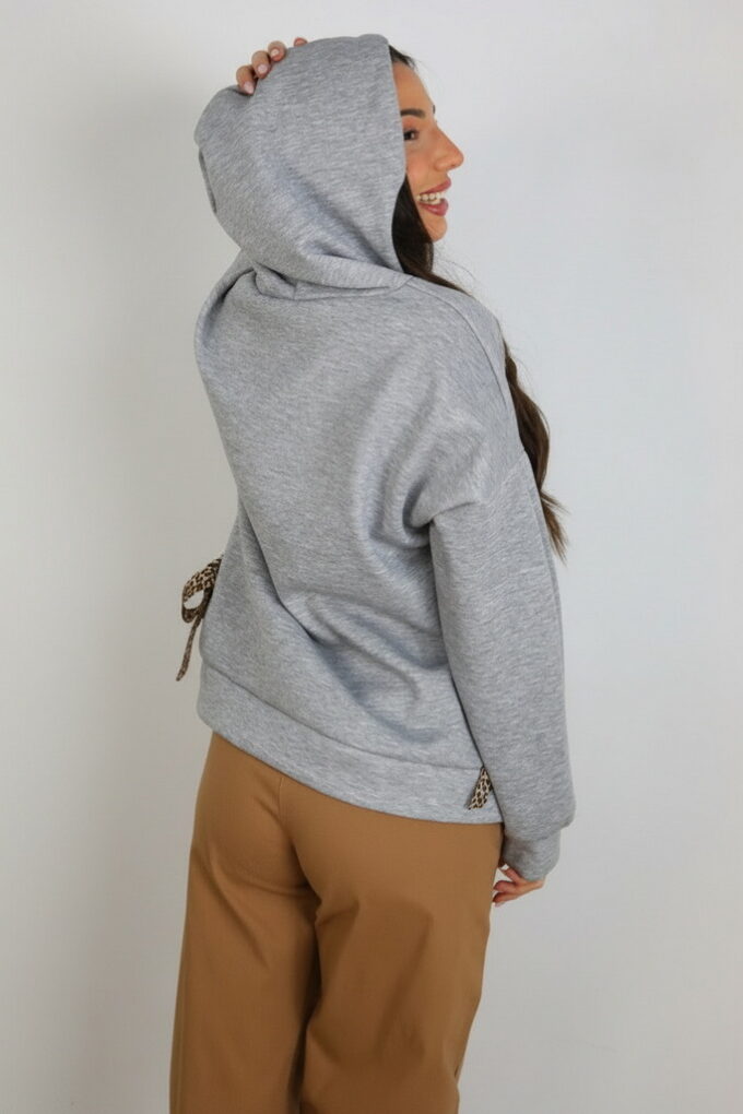 Sudadera Cordones Print