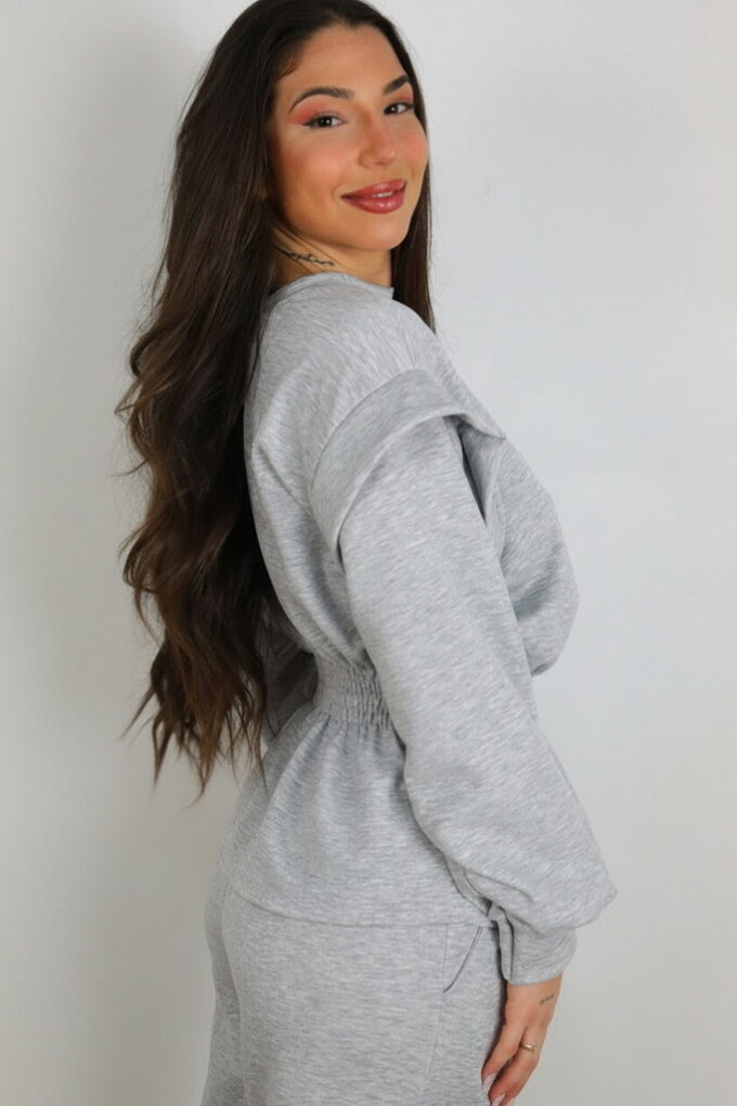 Conjunto Sudadera Fruncida