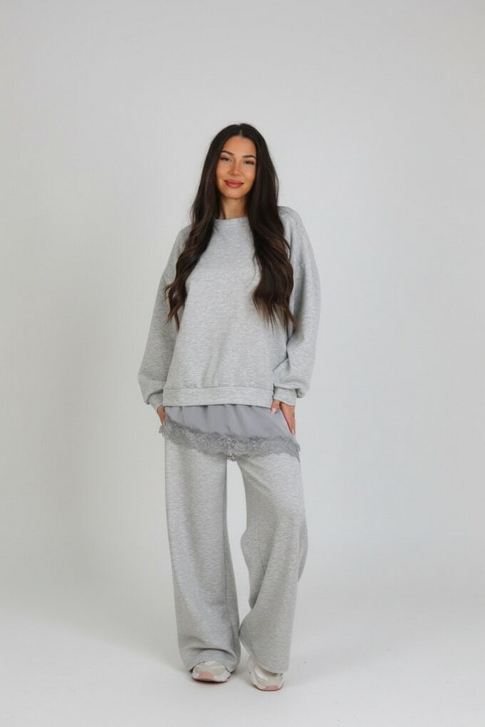 Conjunto Sport Con Encaje