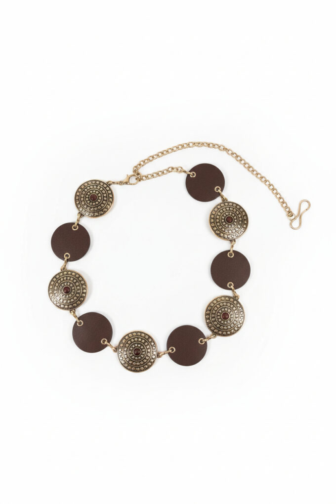 Cinturón Metal Círculos