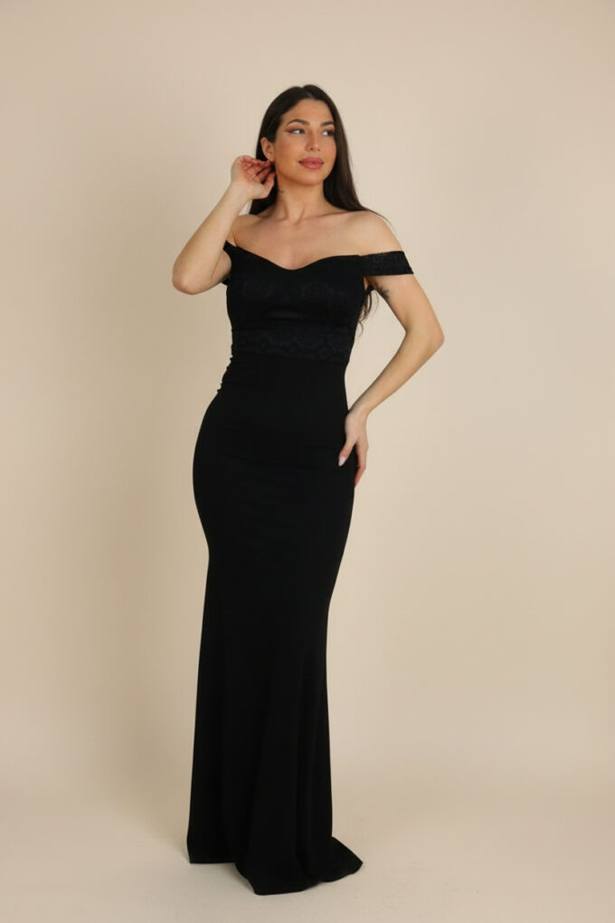 Vestido Largo Encaje