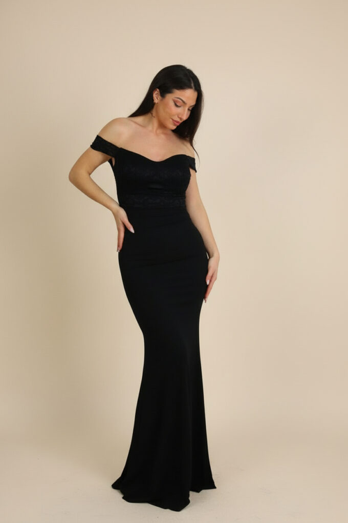 Vestido Largo Encaje